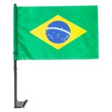 Bandeira Para Carro 33 X 23 Cm Casa Onze Verde Un