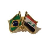 Pin Da Bandeira Do Brasil X Iraque