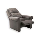 Poltrona Do Papai Reclinavel Mh1216 Slim Two Way Animale Cinza Escuro Herval