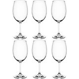 Jogo De Taças De Vinho Cristal 6 Peças Taças Para Vinho 450ml Transparente Sense