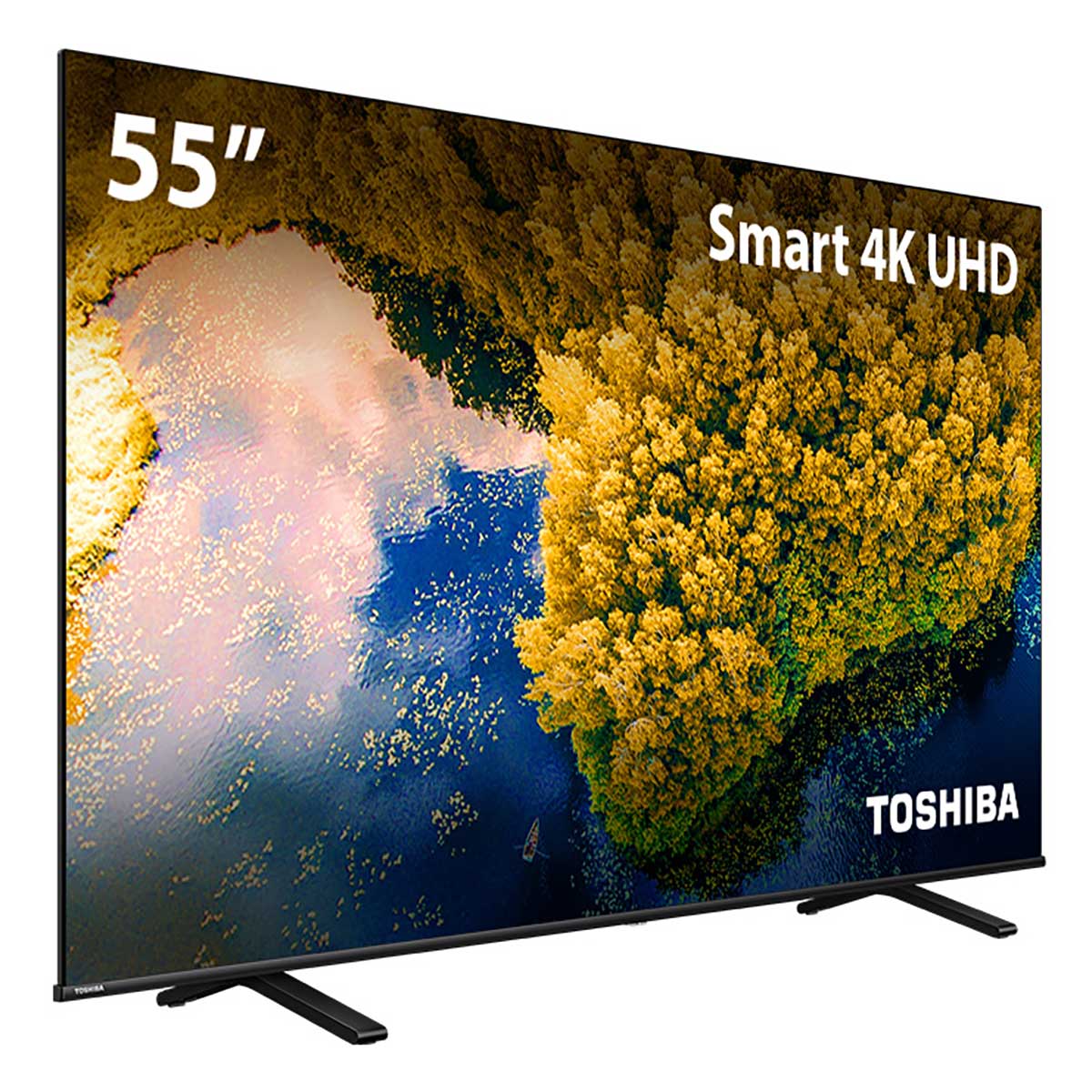 Smart TV DLED 55 Toshiba 4K 55C350L 3 HDMI com o Melhor Preço é