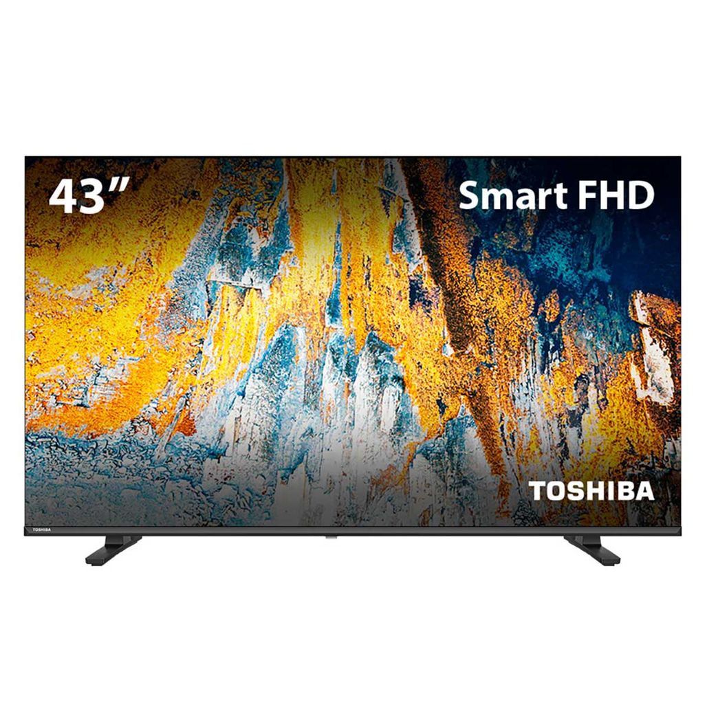 Smart TV 43 Full HD Toshiba TB008 Com Wi-Fi USB Smart Vidaa - Ibyte