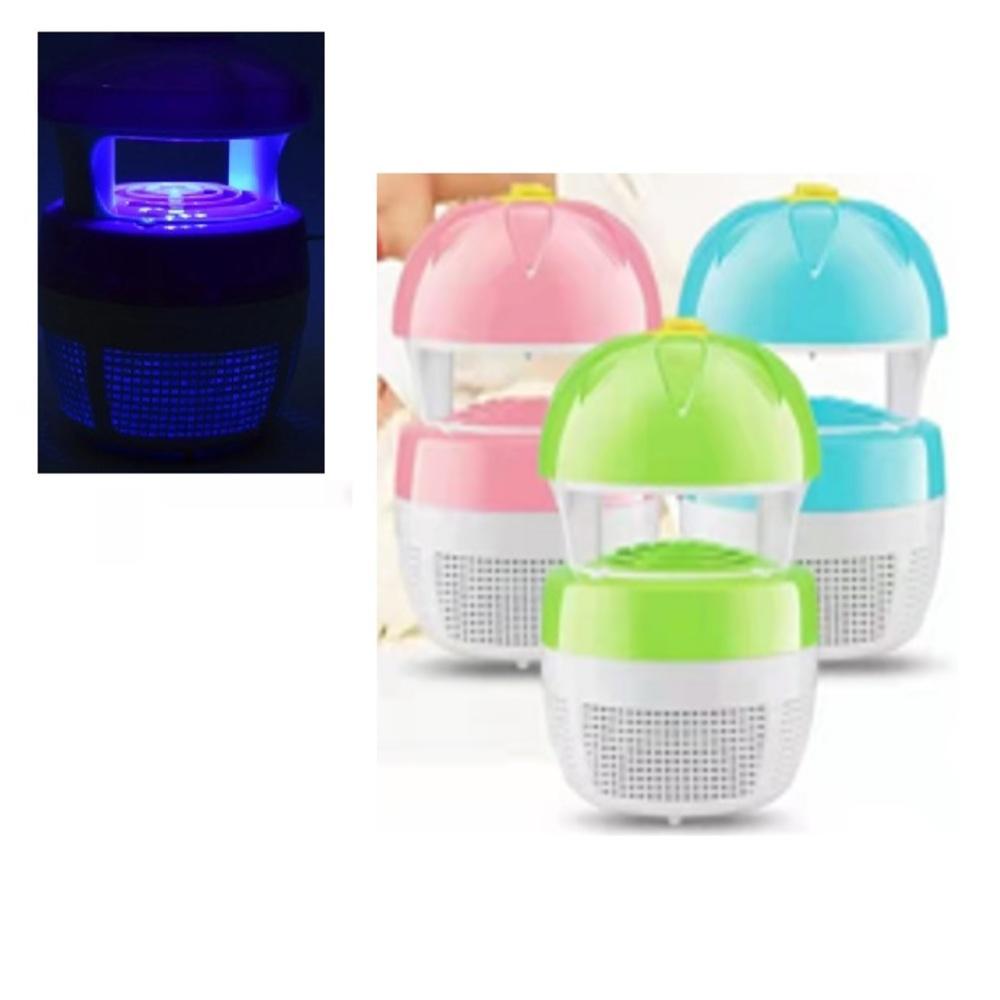 Luminaria Mata Mosquito Armadilha Repelente Eletrico Insetos Abajur Led Uv Pernilongo Rosa