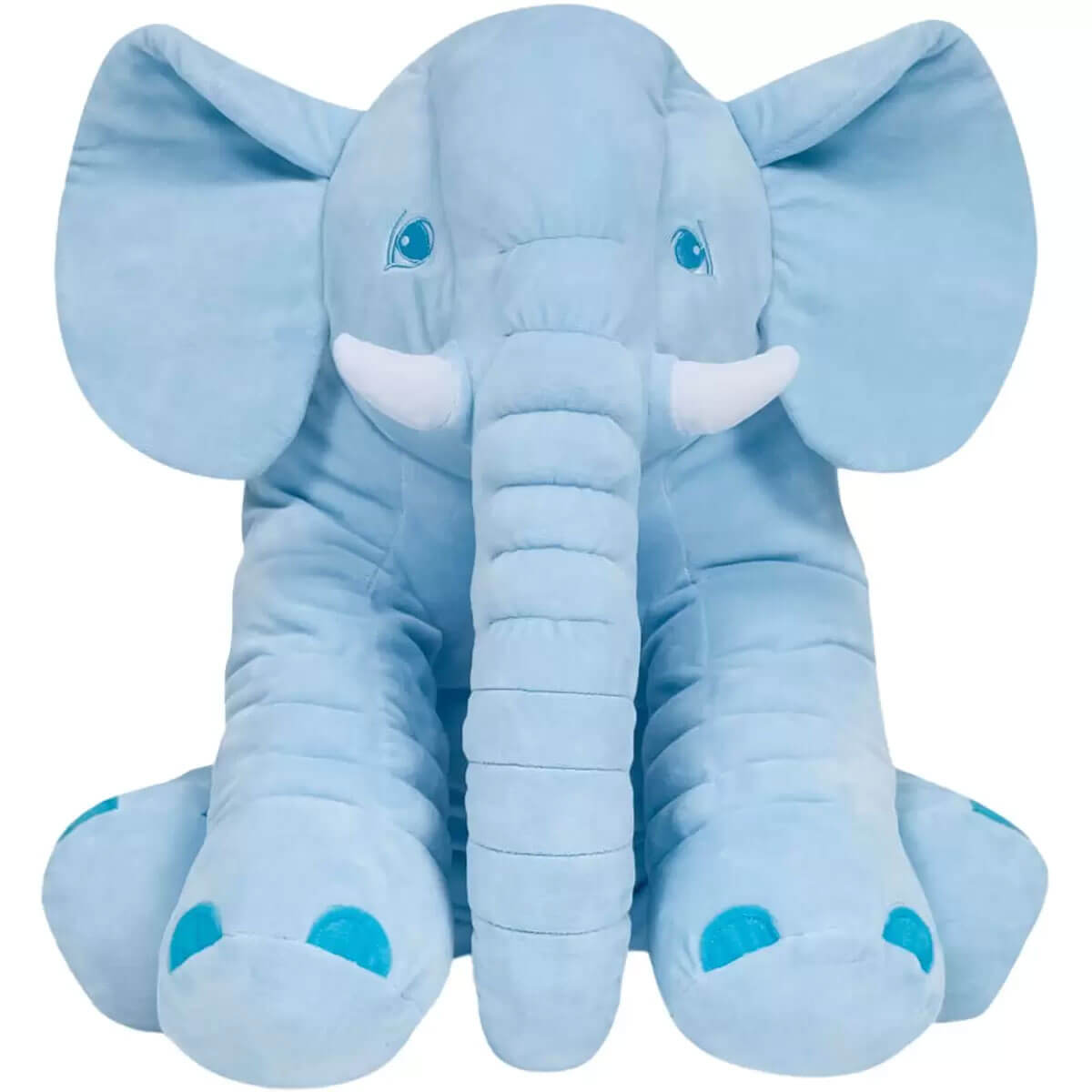 Naninha Para Bebê Bichinho de Pelúcia Antialérgico Elefante Azul Color Baby  : : Brinquedos e Jogos