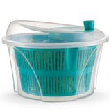 Secador De Salada Centrifuga Seca Verduras Vegetais Manual Azul Tiffany