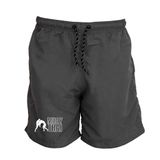 Short Masculino Tactel Muay Thai Academia Treino Conforto Cinza Gg