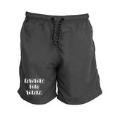 Short Masculino Tactel Jiu Jitsu Exercício Academia Conforto Cinza P