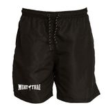 Short Masculino Tactel Muay Thai Academia Conforto Treino Preto Gg