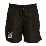 Short Masculino Tactel Estampa Sk8 Academia Conforto Casual Preto G