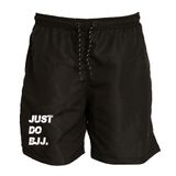 Short Masculino Tactel Jiu Jitsu Conforto Academia Treino Preto P