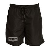 Short Masculino Tactel Jiu Jitsu Treino Conforto Academia Preto P