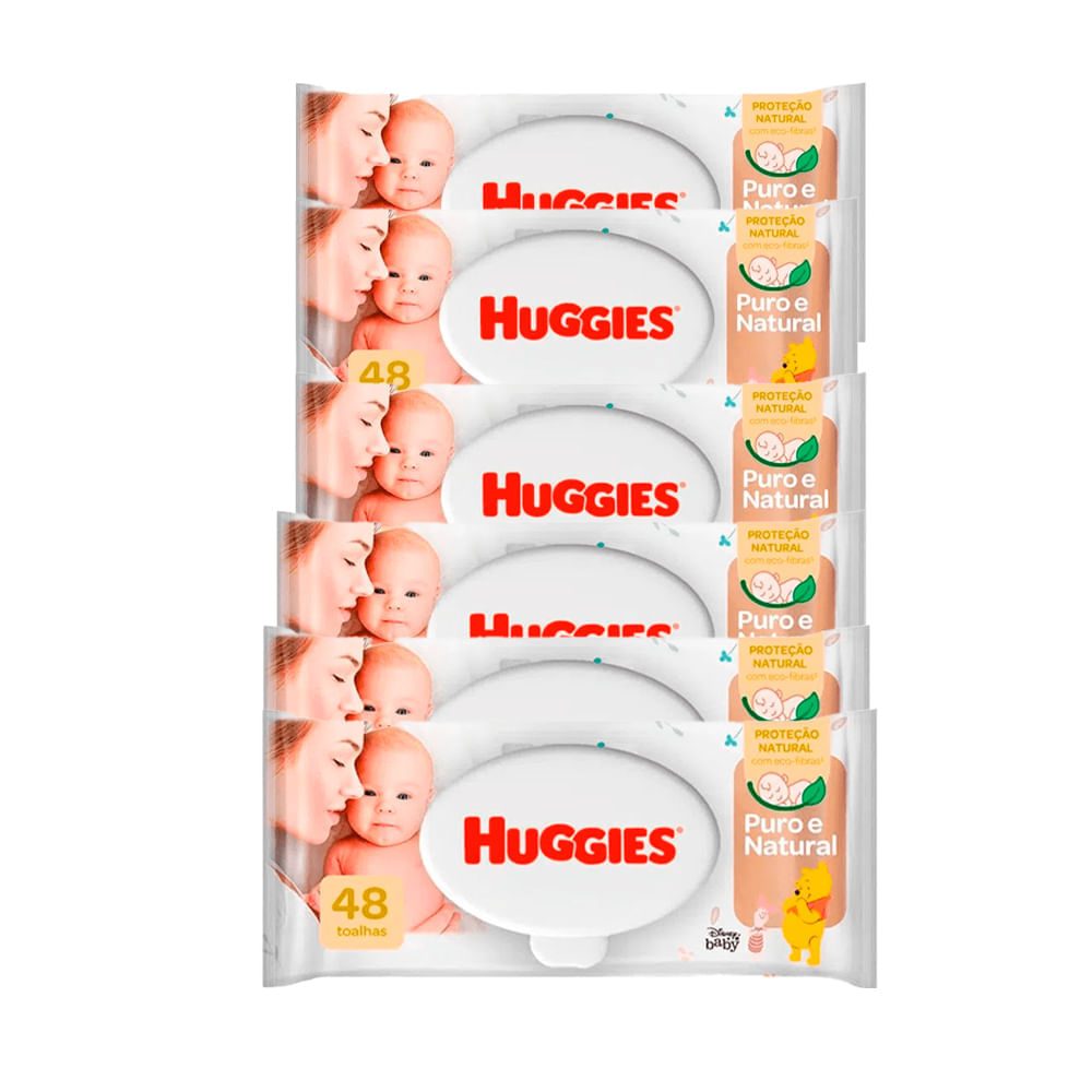 Kit Lenço Umedecido Huggies Puro E Natural - 288 Unidades é boa?