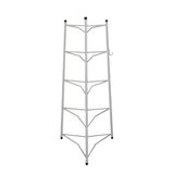 Tripé Porta Panelas Estrela Branco 5 Compartimentos 82cm