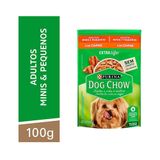 Ração Úmida Dog Chow Sabor Carne Para Cães Adultos De Raças Pequenas- 100g