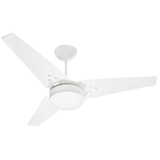 Ventilador De Teto Venti-delta Ideal Led 3 Pás Branco 6000k Luz Branca 220v