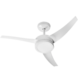 Ventilador De Teto Venti-delta Lunik Led 3 Pás Branco 6000k Luz Branca 110v