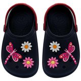 Sandalia Babuche Feminino Infantil Menina Chinelo Leve 12.14 Cor:preto,tamanho:19/20