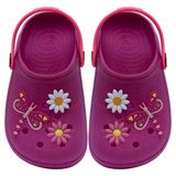 Sandalia Babuche Feminino Infantil Menina Chinelo Leve 12.14 Cor:pink,tamanho:35/36