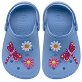 Sandalia Babuche Feminino Infantil Menina Chinelo Leve 12.14 Cor:azul,tamanho:33/34