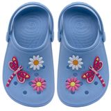 Sandalia Babuche Feminino Infantil Menina Chinelo Leve 12.14 Cor:azul,tamanho:33/34