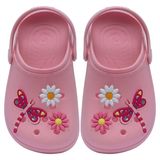 Sandalia Babuche Feminino Infantil Menina Chinelo Leve 12.14 Cor:rosa,tamanho:33/34