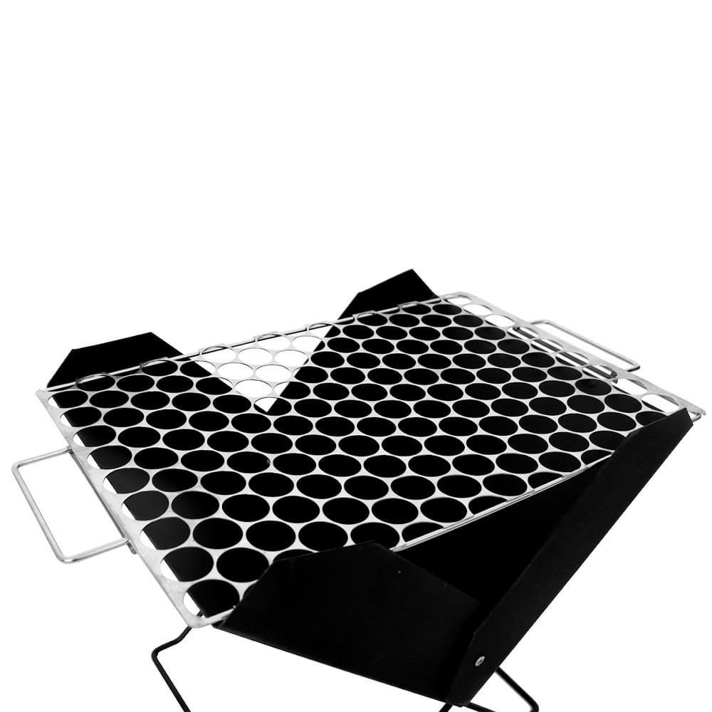 Churrasqueira Dobrável Portátil Grande Ch460 Vinci Móveis