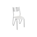 Cadeira Kappesberg Nápoles 4C045 Cor Cromada - Assento Branco 106