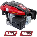 Motor Estacionário Potente Kawashima Gv-650 196cc 6,5hp 4t À Gasolina Com Eixo Vertical Curto Para Cortador De Grama