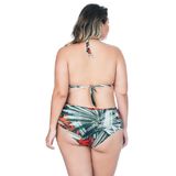 Calcinha Plus Size Drapeados Laterais Estampada Agridoce