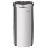 Lixeira Aco Inox Institucional 30L Tramontina 94540037