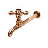 Torneira De Cobre Parede Simples Lavatório Banheiro Cozinha
