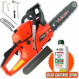 Motosserra Profissional Vulcan Vsl450 Á Gasolina 2t 45cc 2,3hp Sabre De 16&quot; Com Óleo Castrol Stihl Lubrificante Para Motor