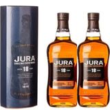 Whisky Jura 18 Anos Single Malt 700ml   Kit Com 02 Uni