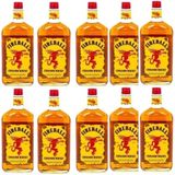 Whisky De Canela Fireball 750ml   Kit C 10 Un   Selo Ipi