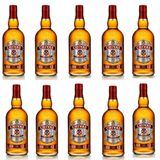 Whisky Chivas Regal Blended 12 Anos 1 Litro   Kit Com 10 Uni