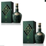 Kit Com 02 Uni   Whisky Royal Salute The Malts Blend 21 Anos 700ml