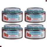 Geleia Zero Morango 220g   Kit Com 04 Unidades