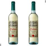 Kit 02 Uni   Vinho Branco Português Putos Alentejo Doc 750ml