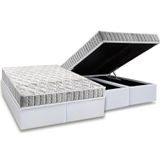 Cama Box Bau Queen Colchao Espuma Anjos D33 Orthosono Base Crc Courano White 158x198