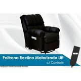 Poltrona Do Papai Reclinavel Texas Fantastic Zero Wall Motorizada C Lift Courano Preto Probel