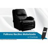 Poltrona Do Papai Reclinavel Divino Urbany Zero Wall Motorizada Giro E Balanco Courano Preto Probel