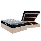 Cama Box Bau Queen Colchao Espuma D33 Probel Ep Firmepedic Prodormir Advanced Tech1500 Double Face Base Crc Suede Clean 158x198