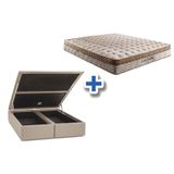 Conjunto-Colchão Paropas Orthomedic+Cama Baú Queen 158