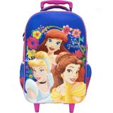 Mochila Infantil Com Rodinha Princesas Se