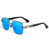 Óculos De Sol Masculino Quadrado Design Retro Proteção Uv400