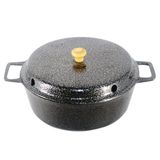 Forma Para Bolo Craqueada Com Cone Alumínio Fundido Preta 28cm