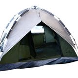 Barraca Easy Dome 3 Pessoas - Cinza + Verde Bandeira