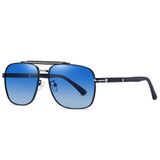 Óculos De Sol Masculino Clássico Lentes Gradiente Uv400