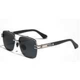 Óculos De Sol Masculino Quadrado Design Retro Proteção Uv400