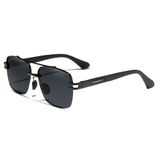 Óculos De Sol Masculino Quadrado Design Retro Proteção Uv400
